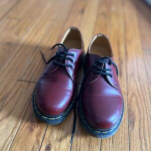 Dr. Martens Women’s Burgundy and Red Oxfords Size 6 $50